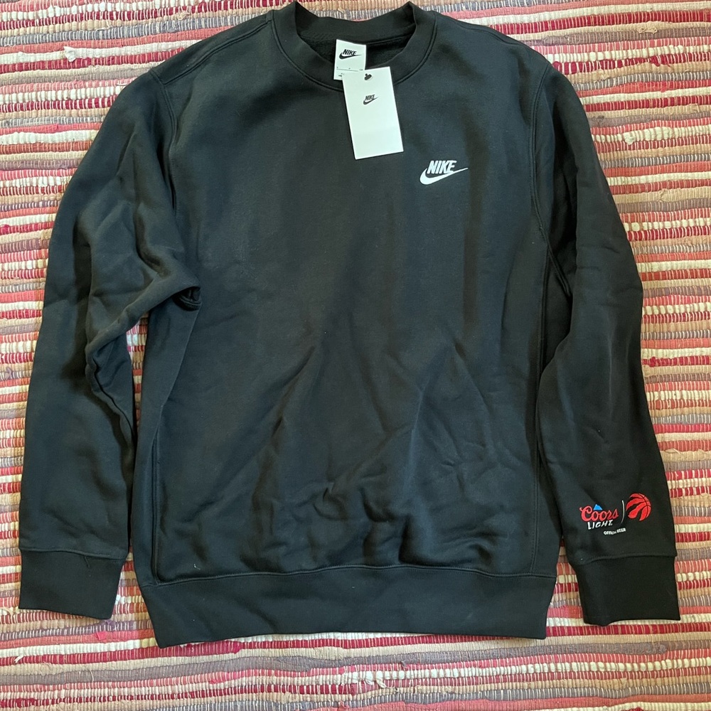 Nike Raptors Black Crewneck